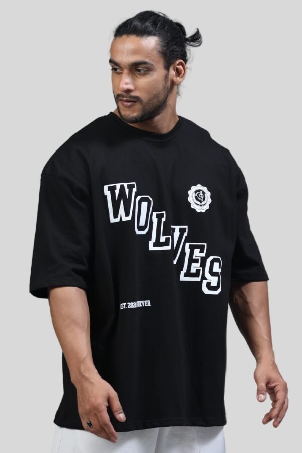 Wolves Command Oversized Tee - Image 3