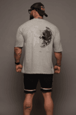 Wild Embers Fire Wolf Oversized Tee - Image 6