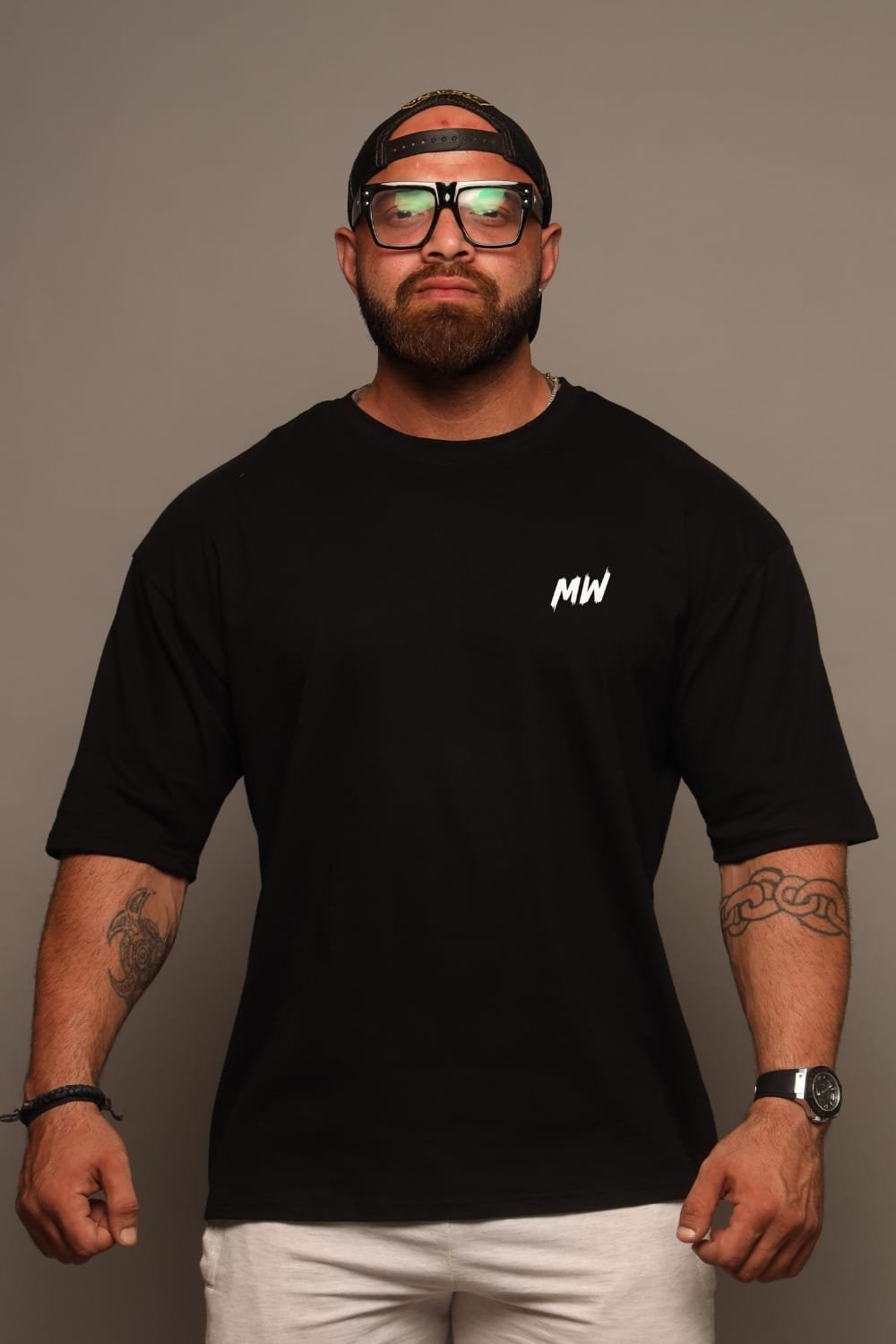 Alternative view of Wolves of Chaos Oversized Tee