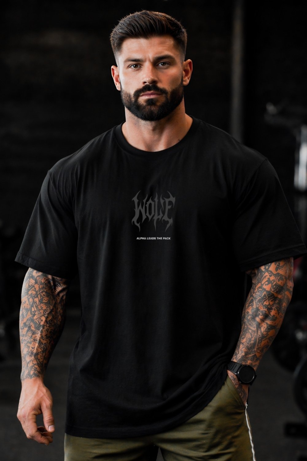 Alternative view of Warwolf Oversized Tee