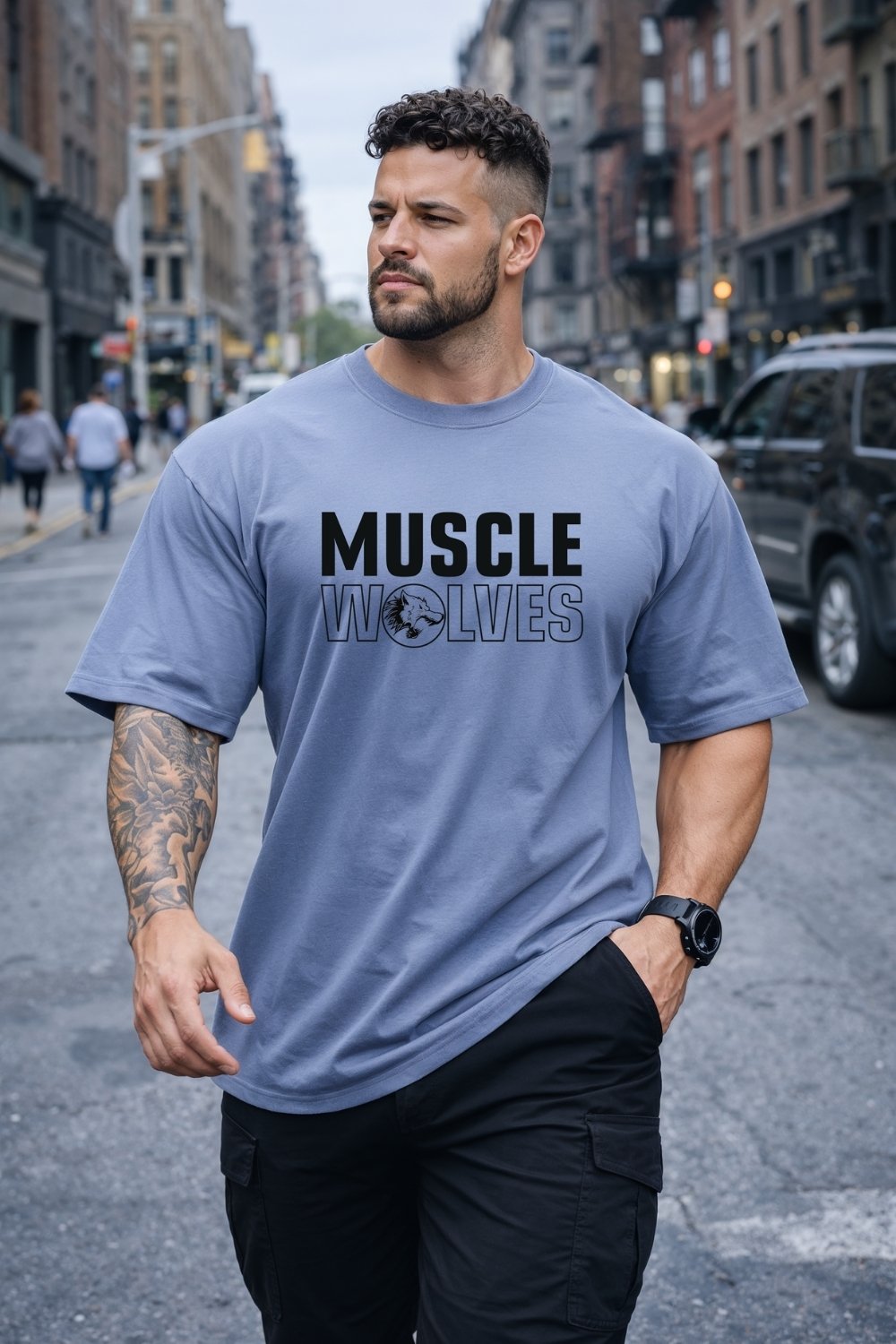 Alternative view of Wolves Rhino Oversized