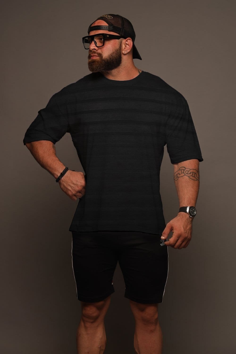 Alternative view of Muscle Wolves Pro Series Oversized Gym Tee