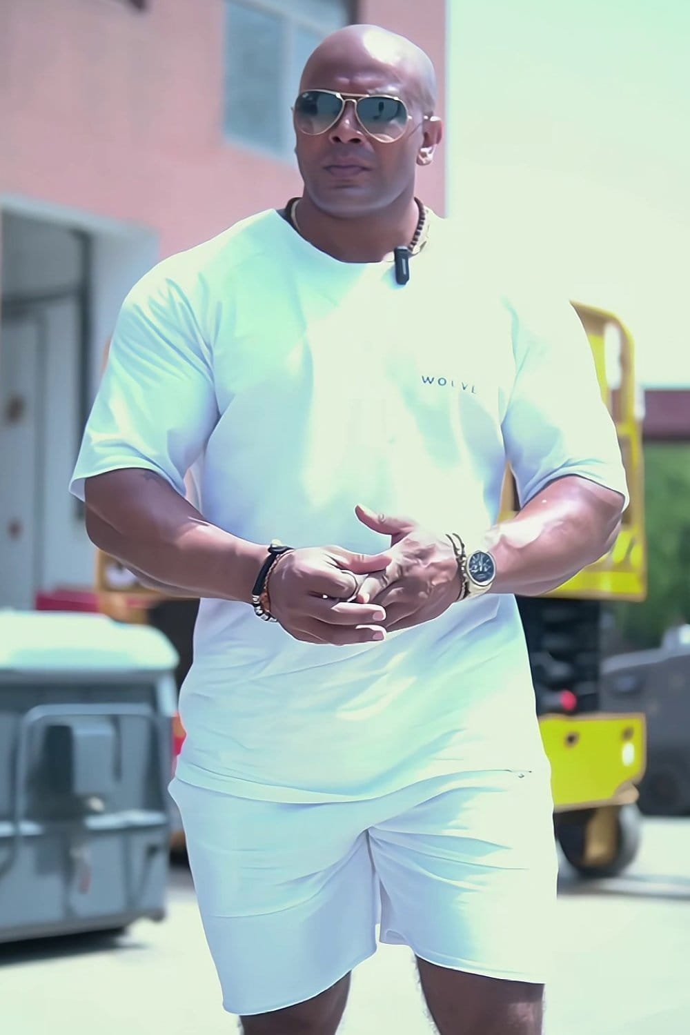 Alternative view of BFG Heavy Rag Tee & Shorts Set