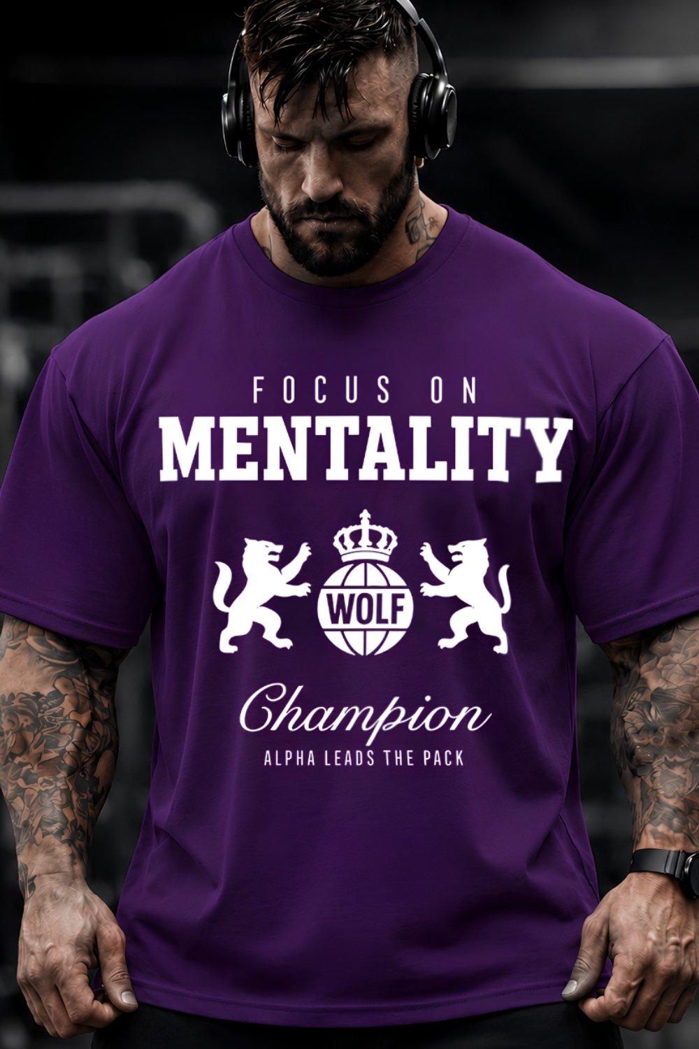 Focus on Mentality Oversized Tee - Image 5