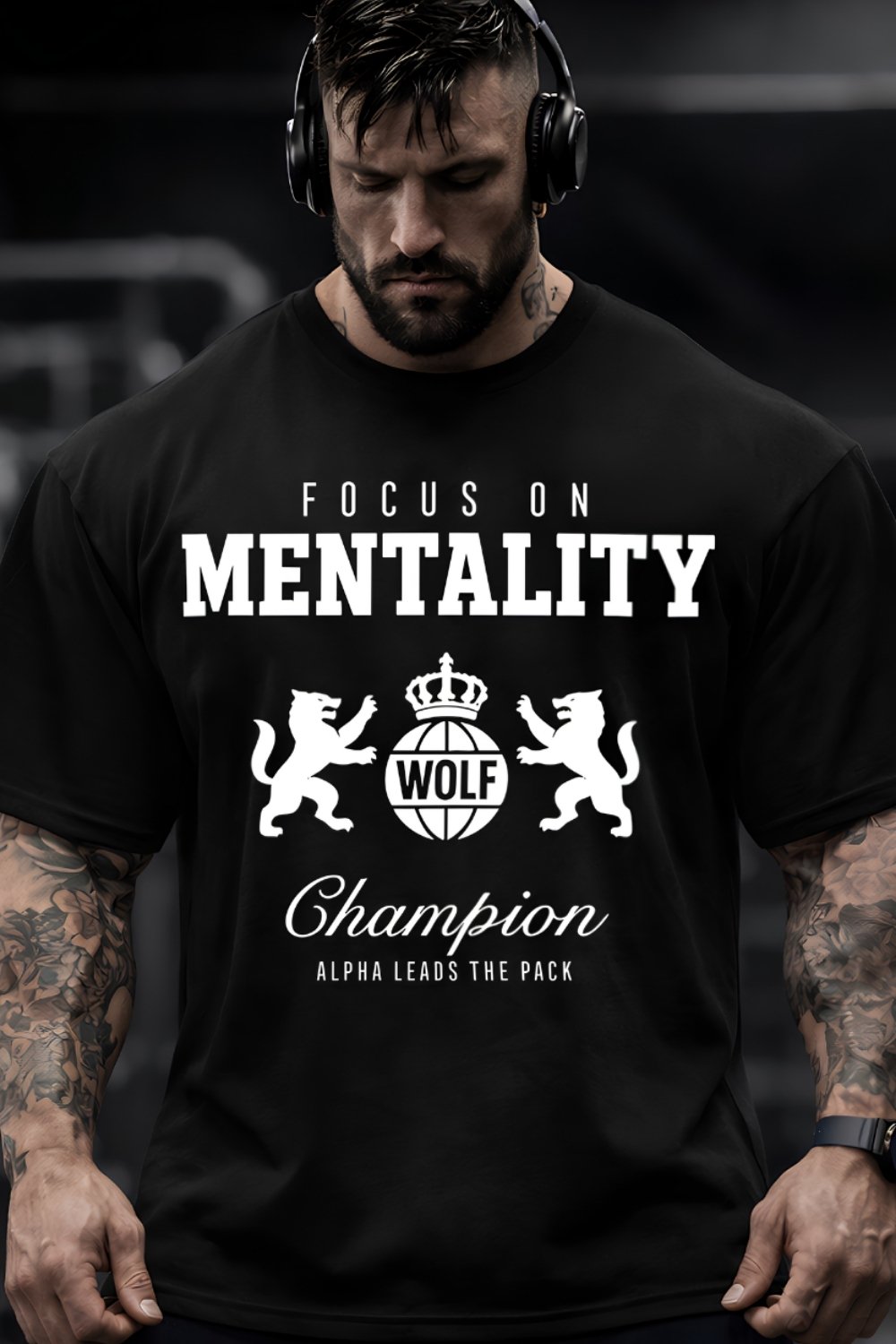 Focus on Mentality Oversized Tee - Image 3