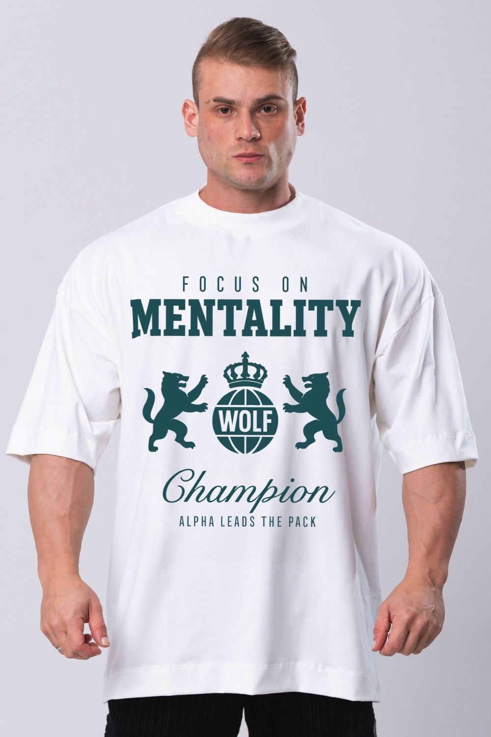 Focus on Mentality Oversized Tee