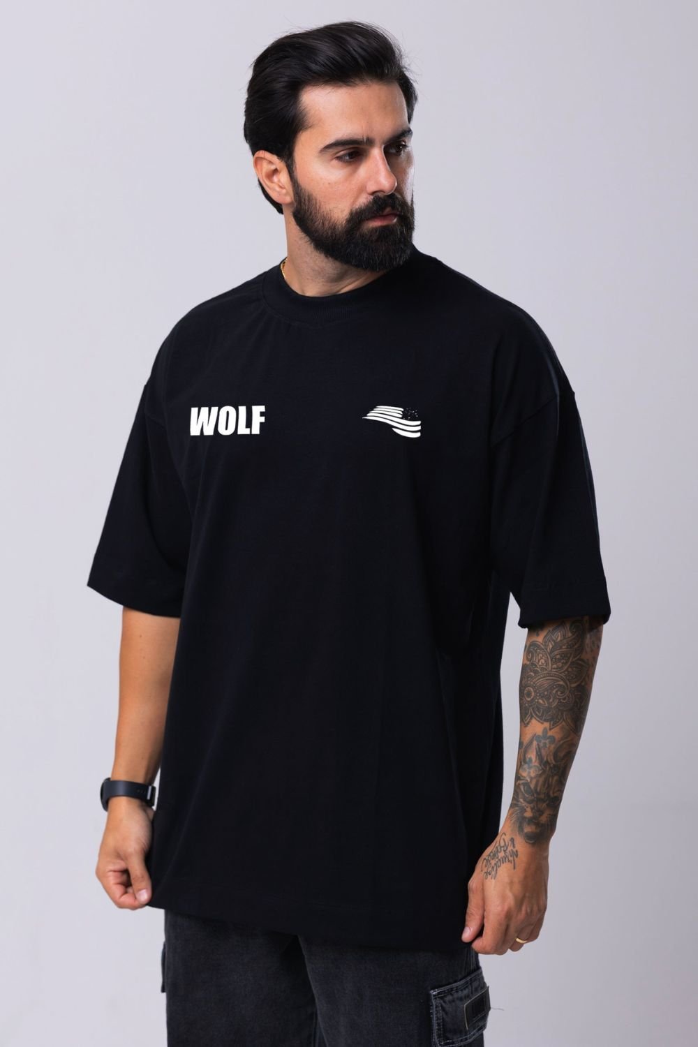 Alternative view of Rogue Wolf Oversized Tee