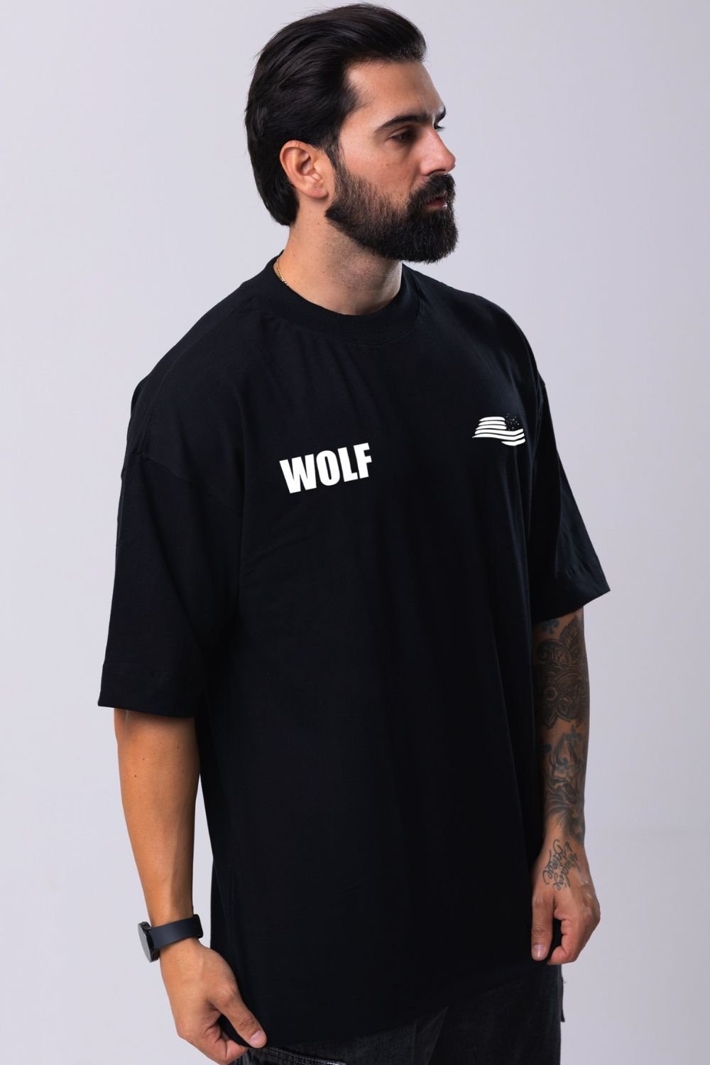Rogue Wolf Oversized Tee - Image 3