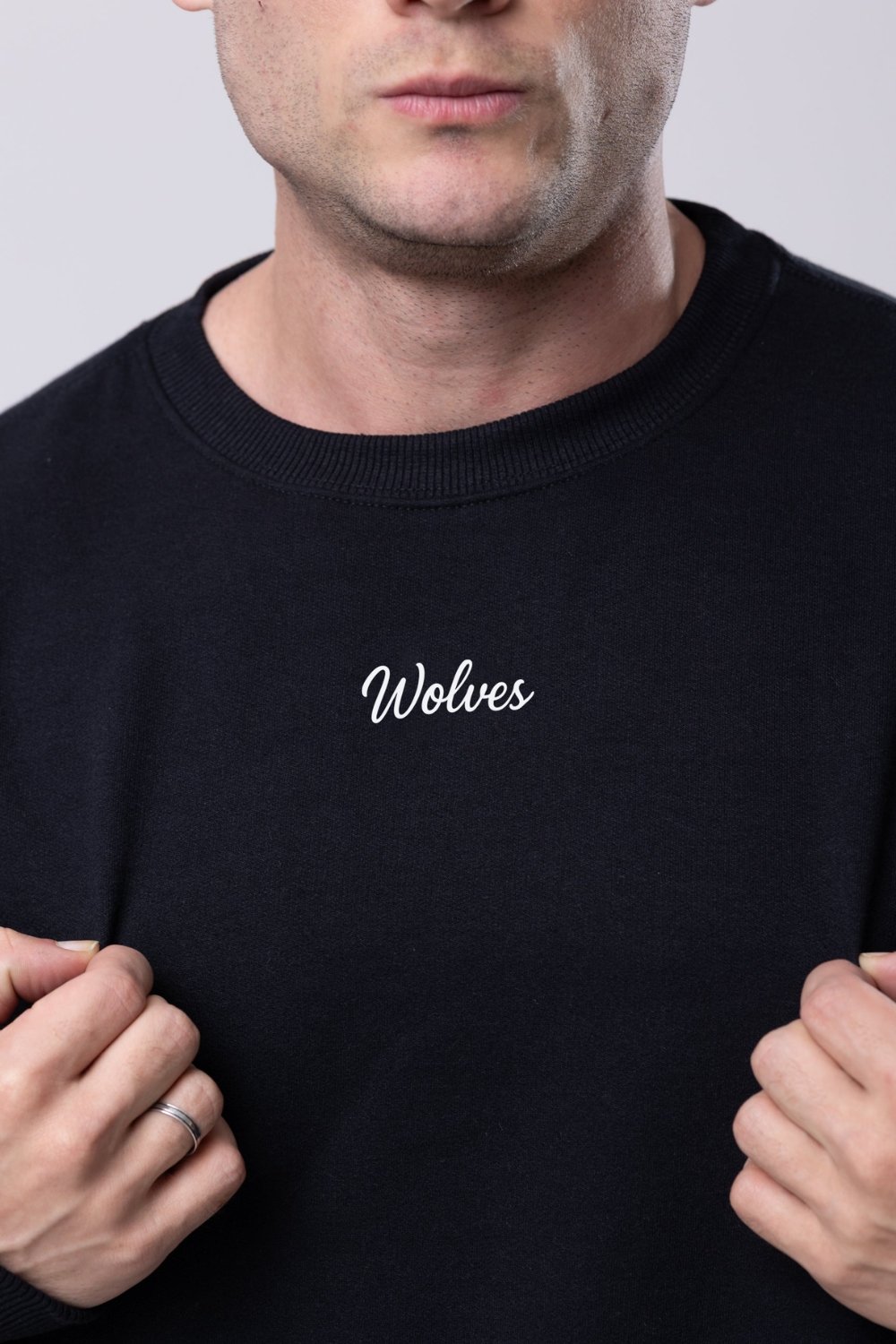 Alternative view of Lone Wolf Crewneck