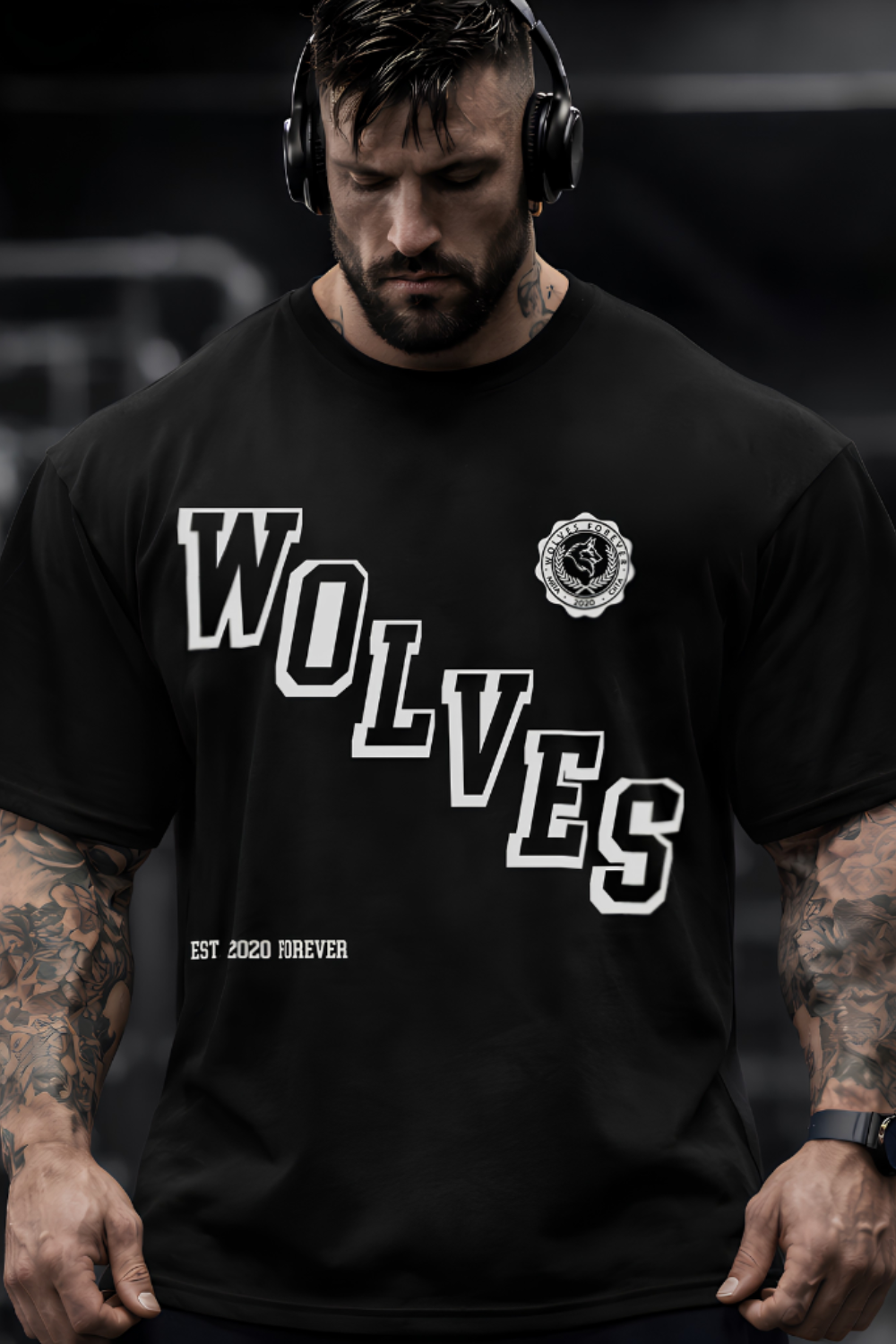 Wolves Command Oversized Tee