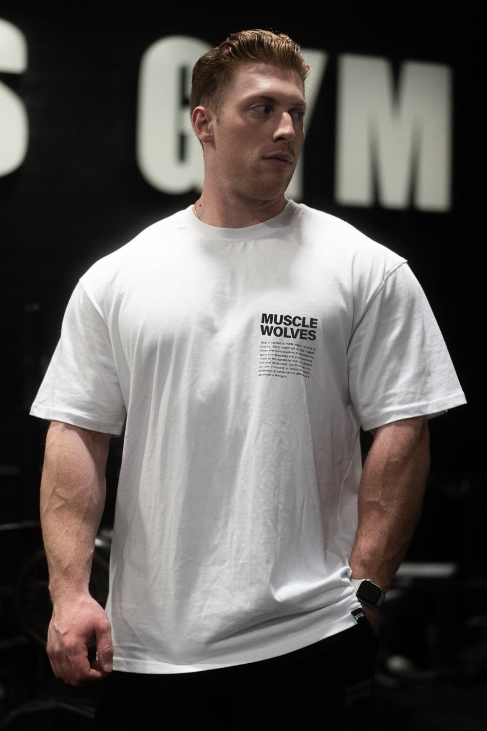 Alternative view of Shadows Oversized Tee