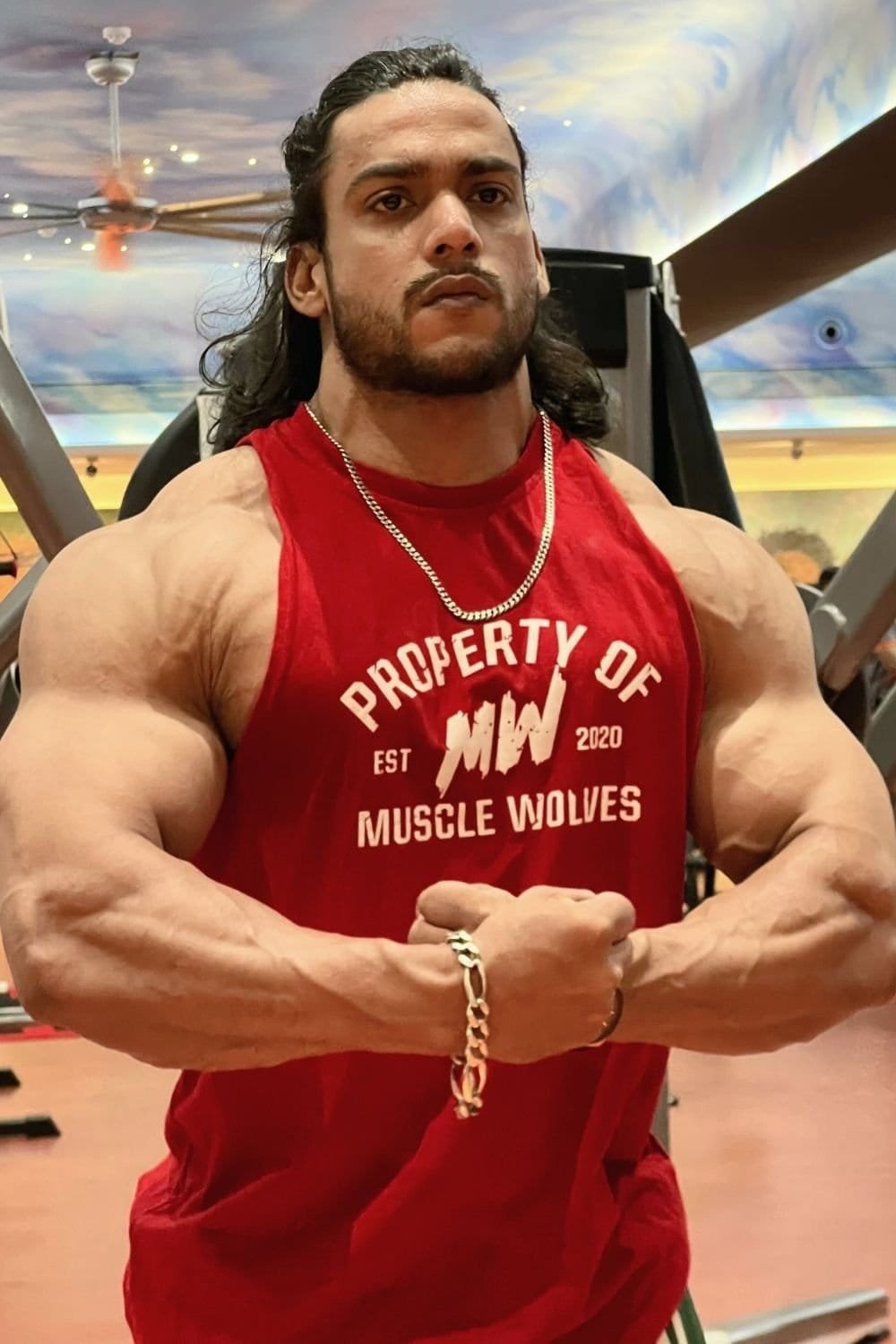 Property Of Muscle Wolves "Hulk Cut" Tee