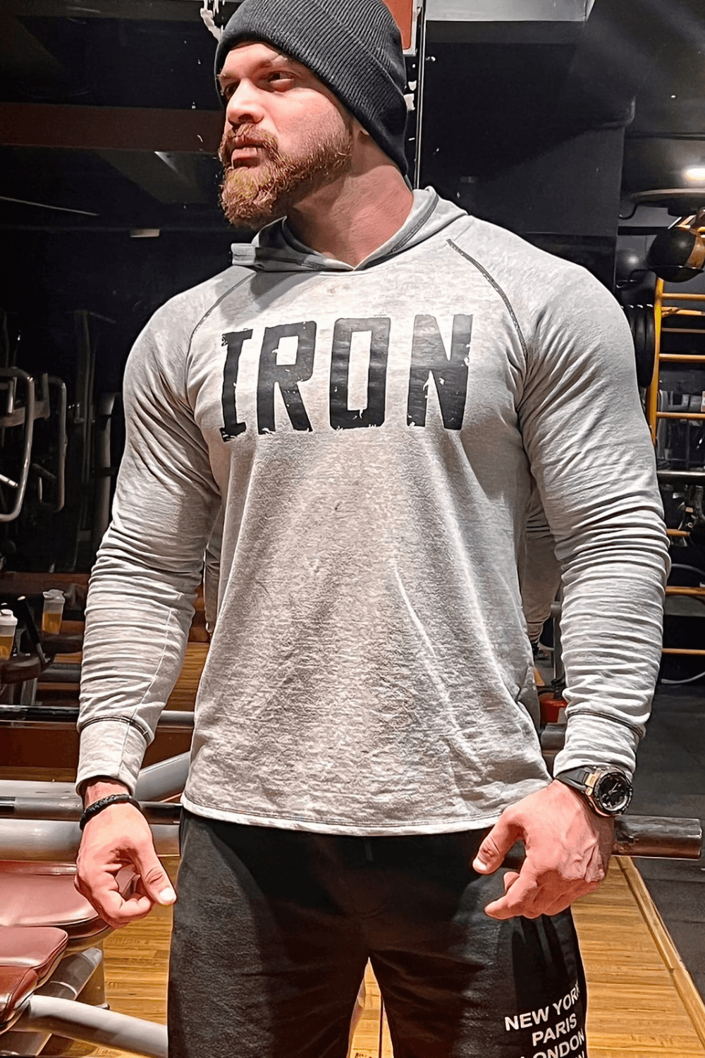 Alternative view of Iron Power Hoodie