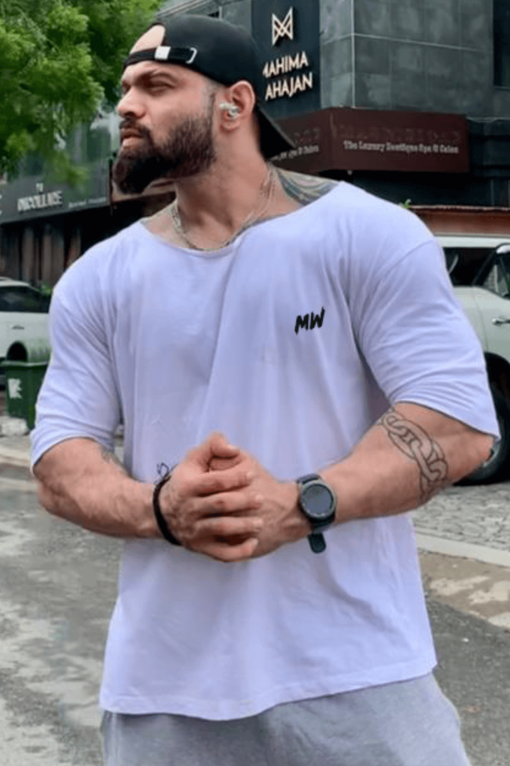 Loose Neck Oversized Tee - Image 6