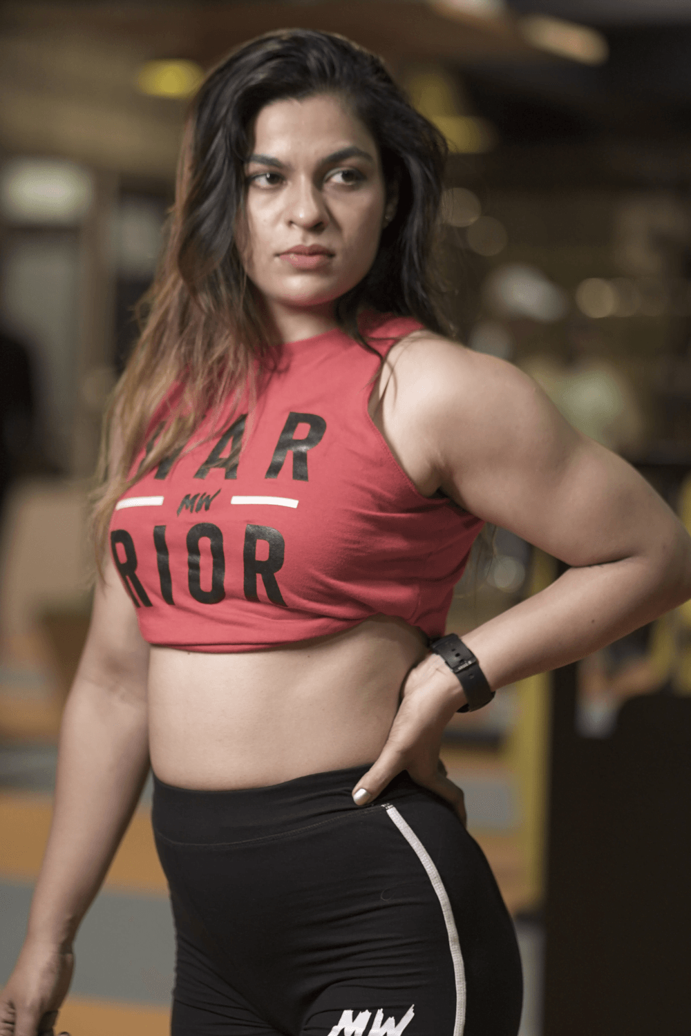 Alternative view of Warrior Crop Tank