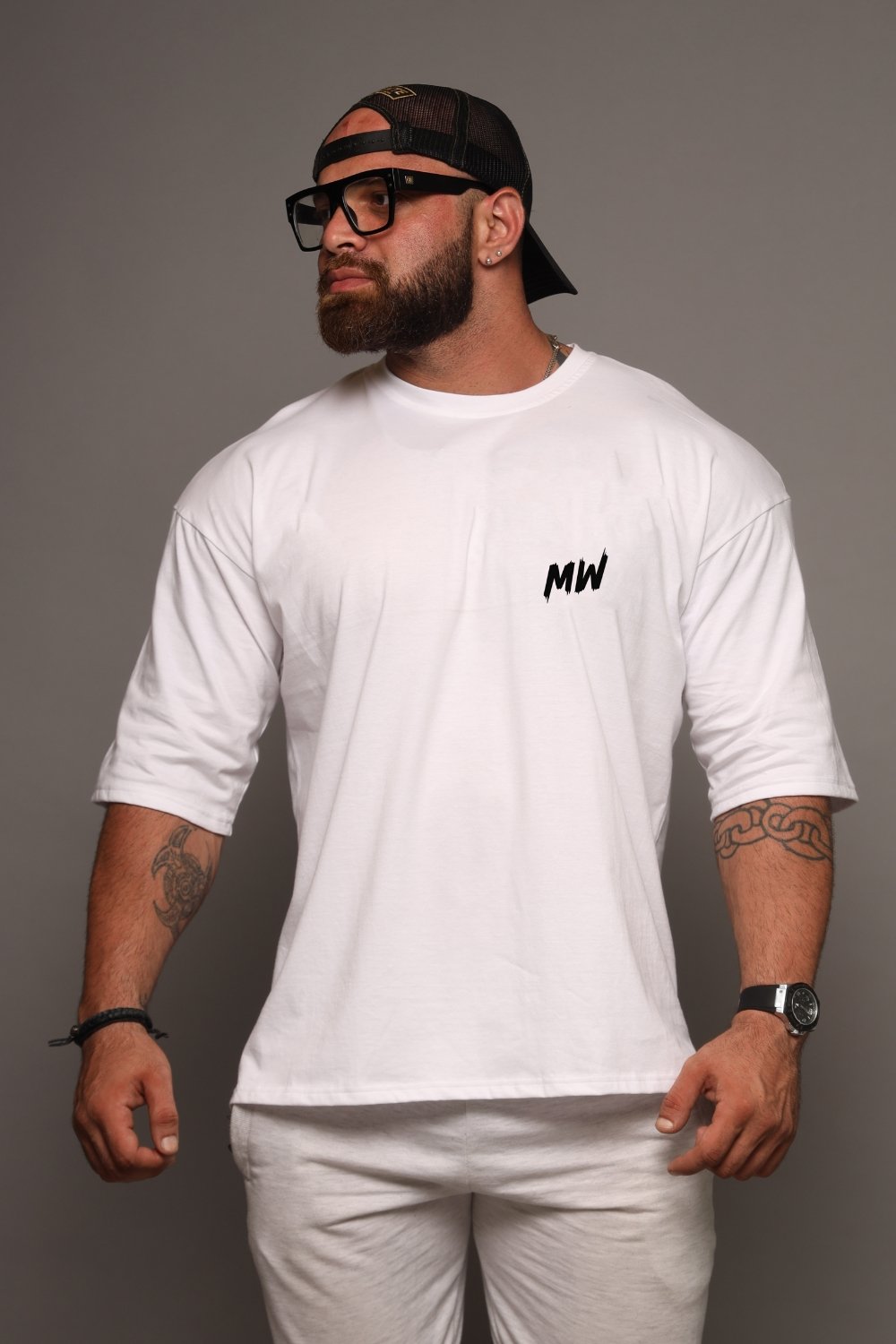 Alternative view of Built For Greatness Oversized Tee