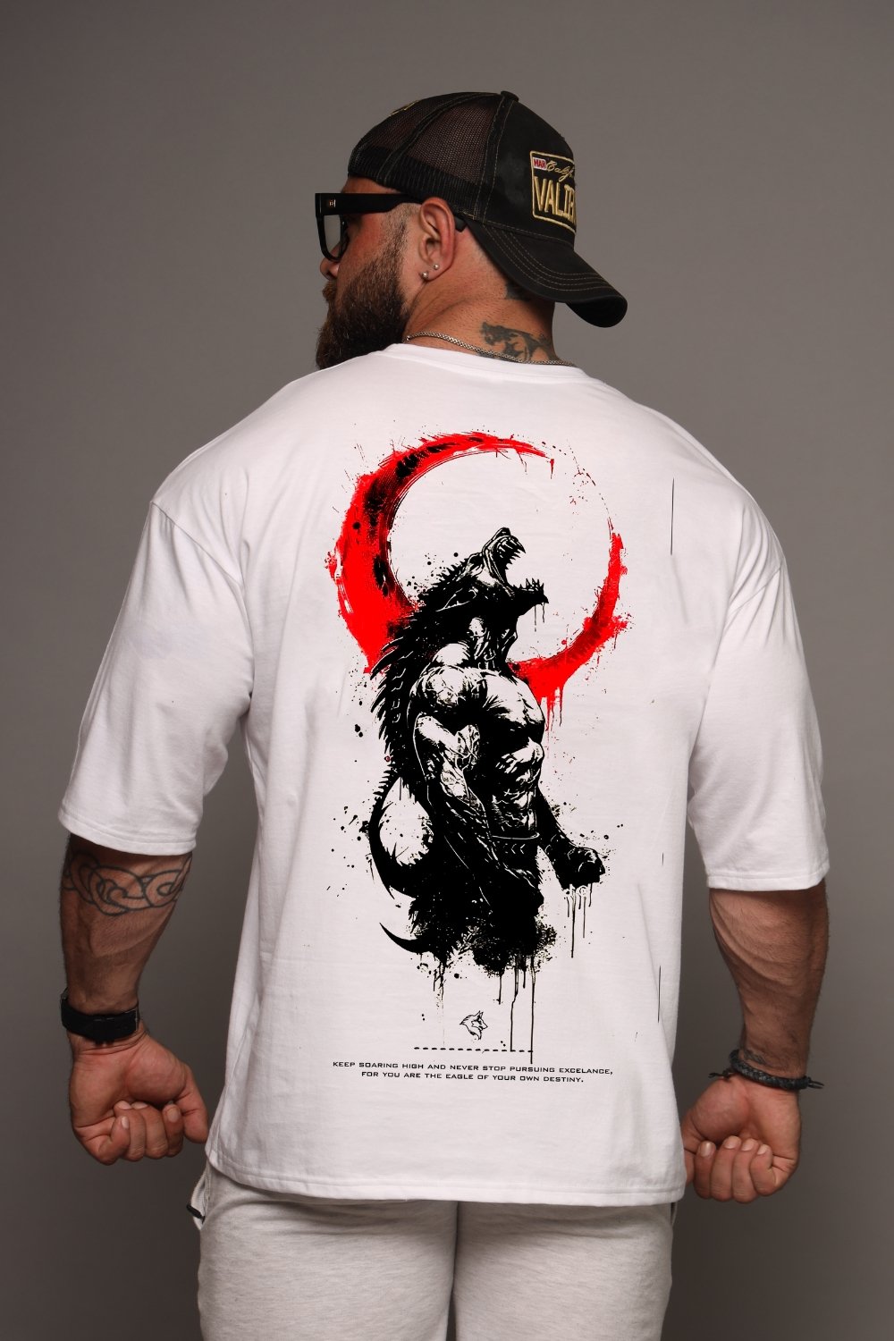 Relentless Wolf Oversized Tee