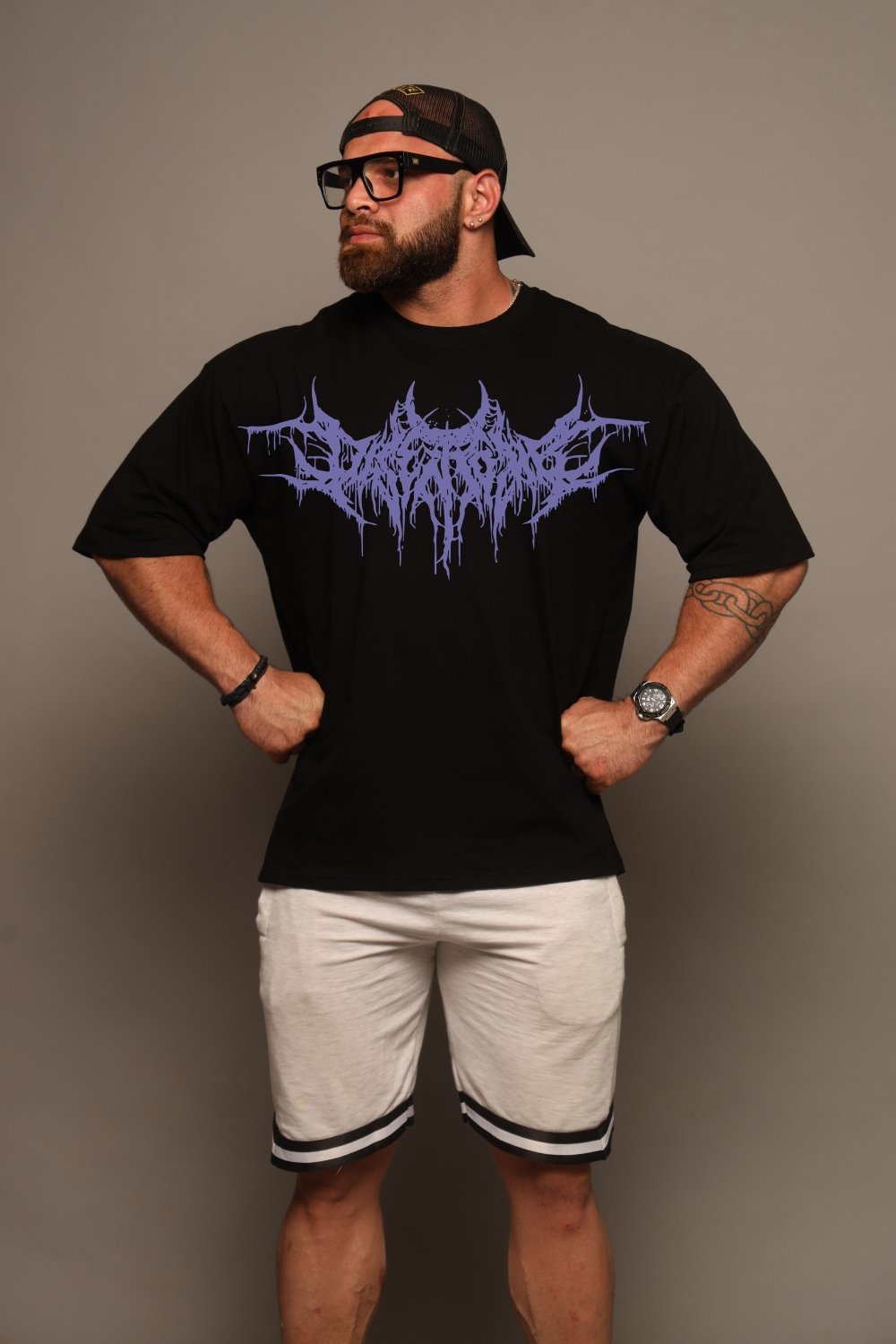 Midnight Thorn Oversized Tee - Image 3