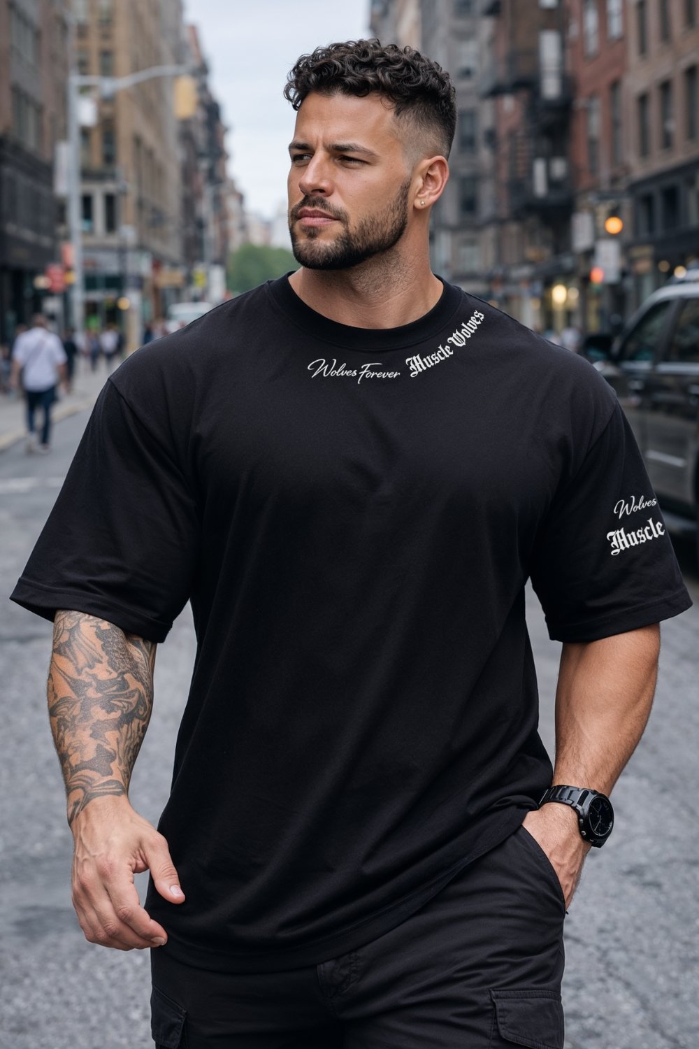 Volt Axis Modern Oversized Tee - Image 5