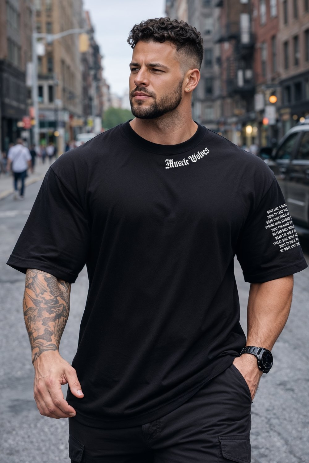 Alternative view of Arc Forge Urban Oversized Tee