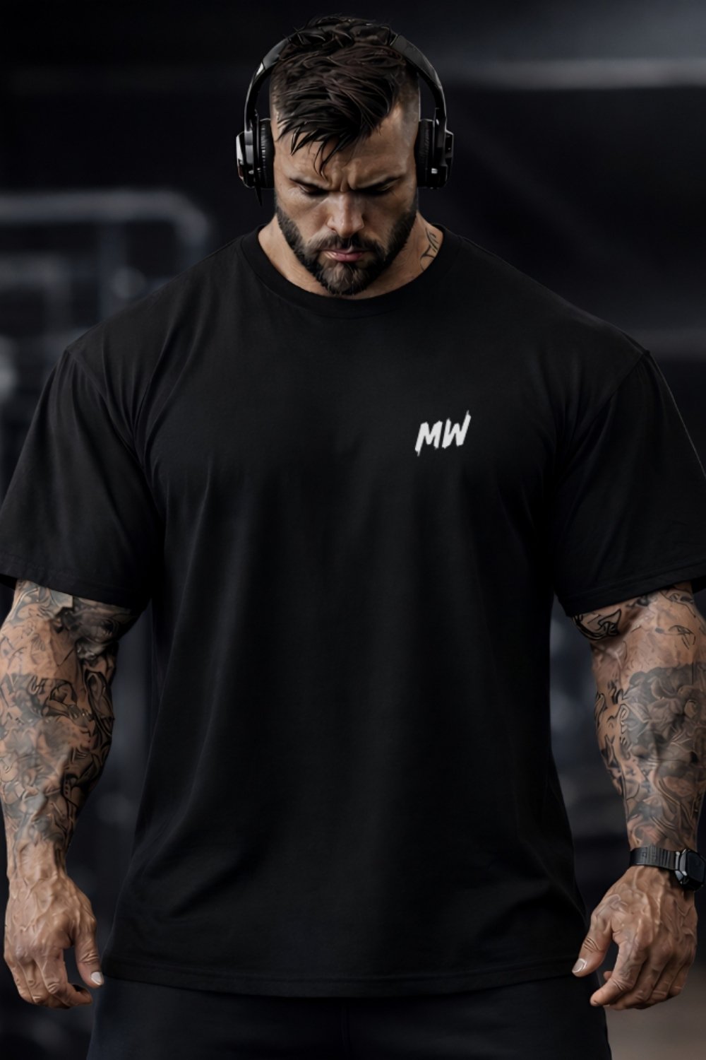 Alternative view of Wolf Mindset Oversized Tee