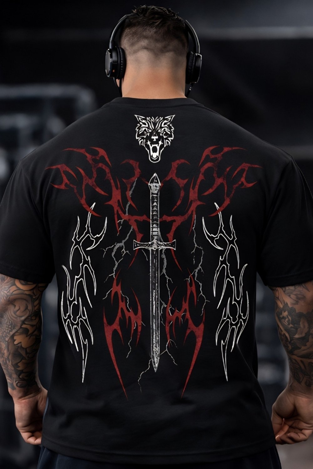 Wolf Warrior Oversized Tee