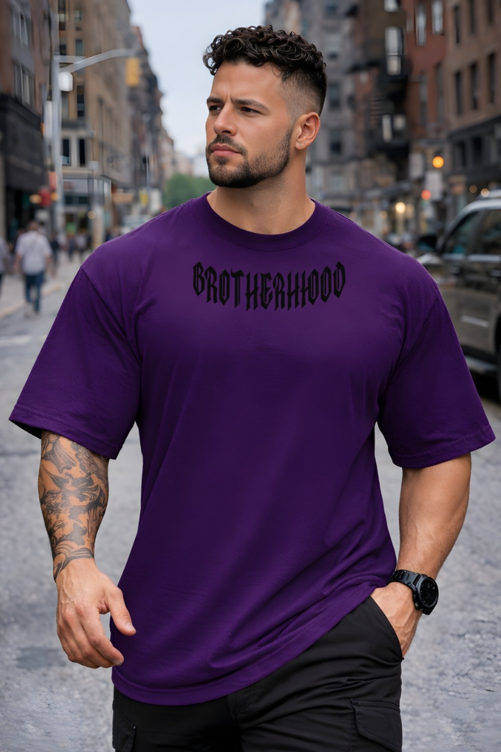 Alternative view of Brotherhood Oversized Tee