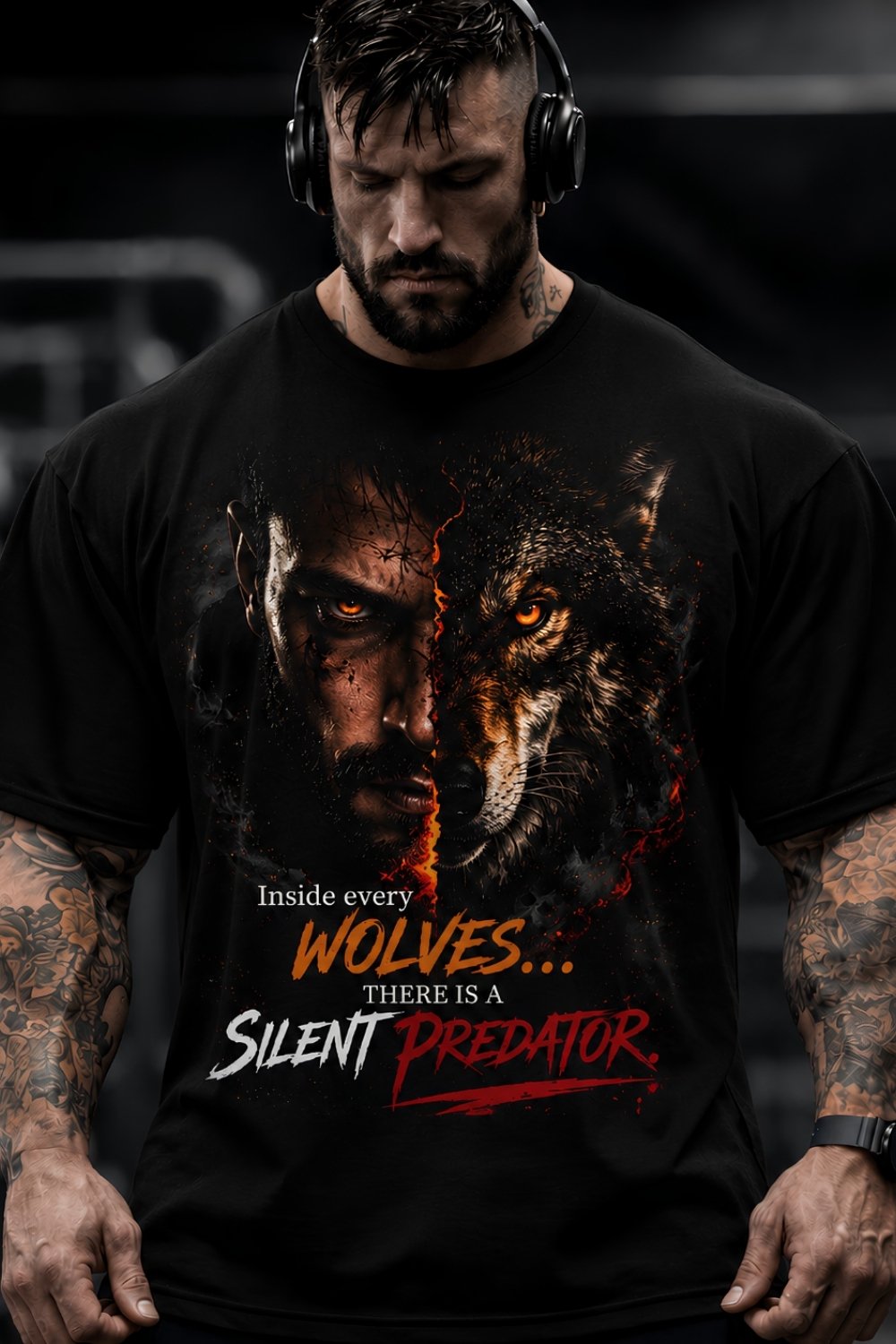 Silent Predator Oversized Tee