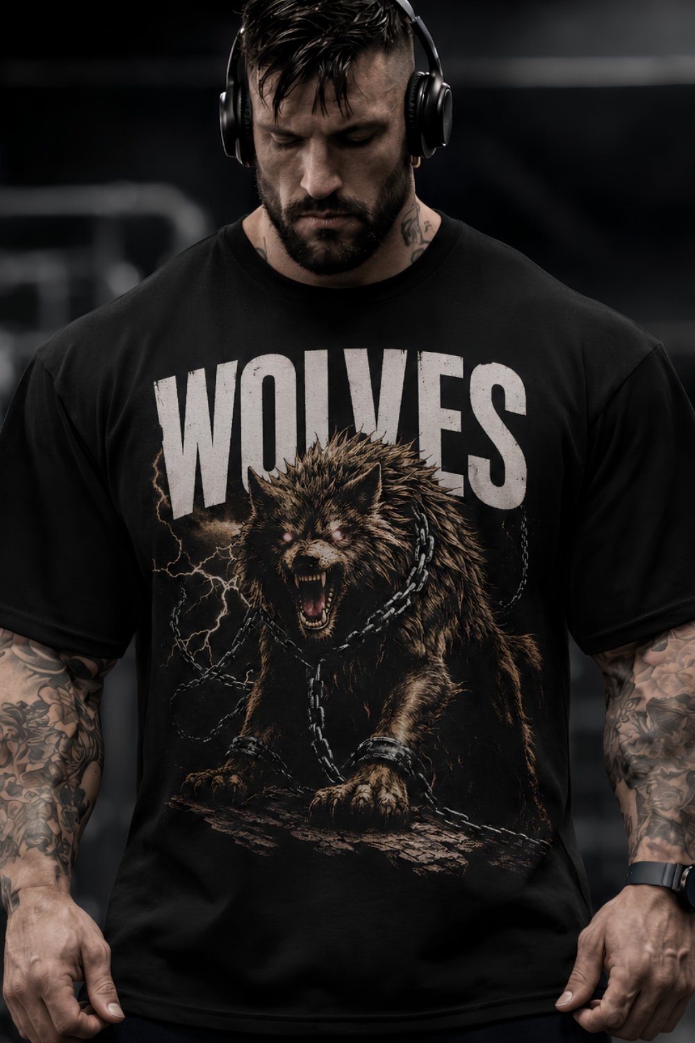 Rage Wolf Oversized Tee