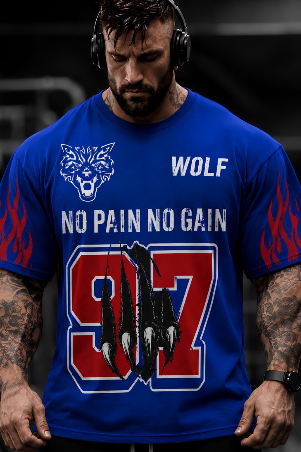 Alternative view of Wolves 97 Legacy Oversized Tee