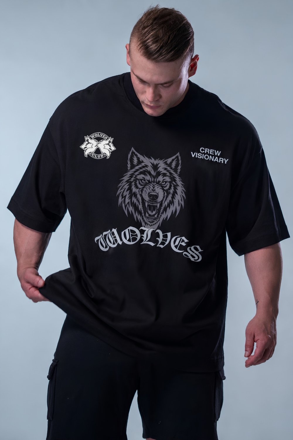 Alternative view of Wolf Vengeance Oversized Tee
