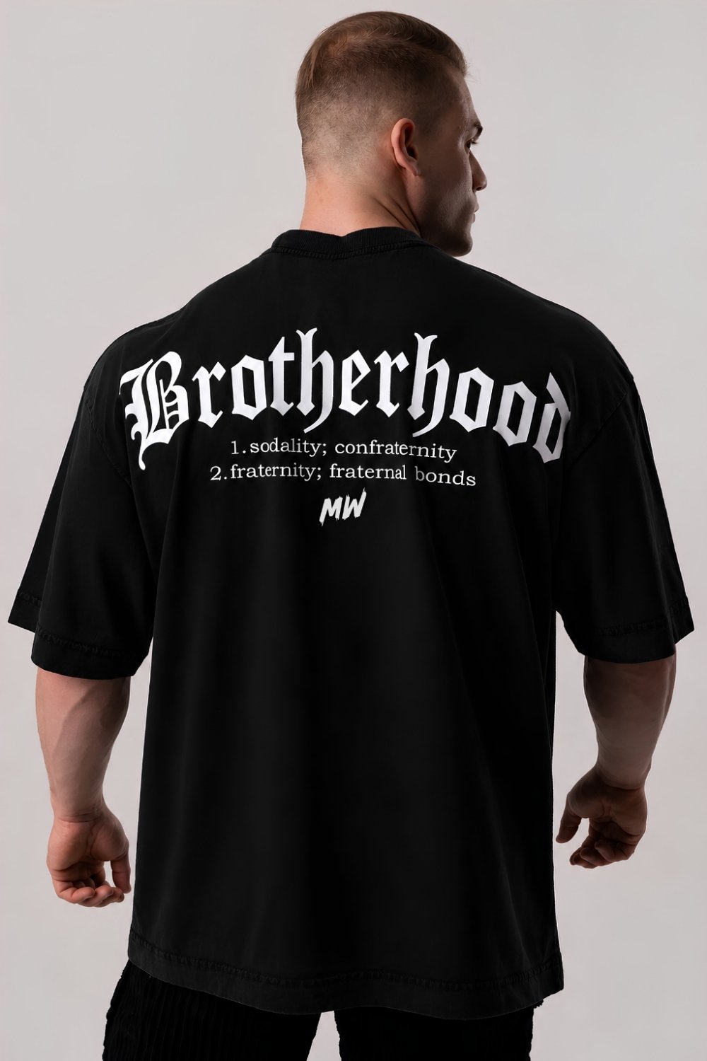 Brotherhood Definition Oversized Tee - Image 7