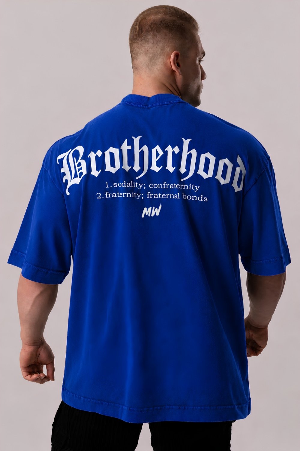 Brotherhood Definition Oversized Tee - Image 3