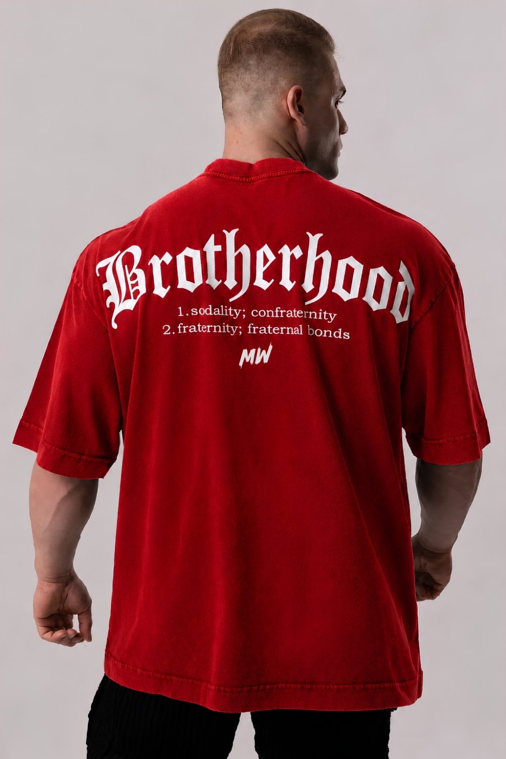 Brotherhood Definition Oversized Tee - Image 5